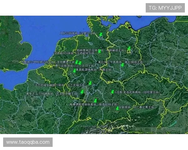 德国各地德甲球队分布及主要球场介绍